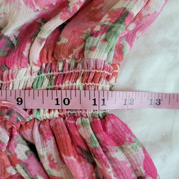 Misa Los Angeles Rumi One Shoulder Floral Dress - Picture 13 of 14